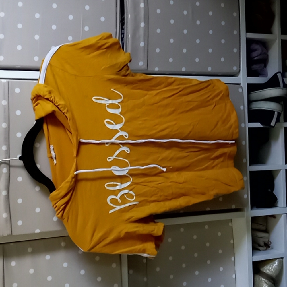 Hooded Crop shirt